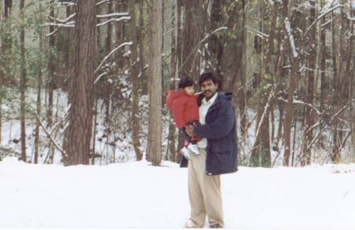 Cuteee with his dada; Actual size=240 pixels wide